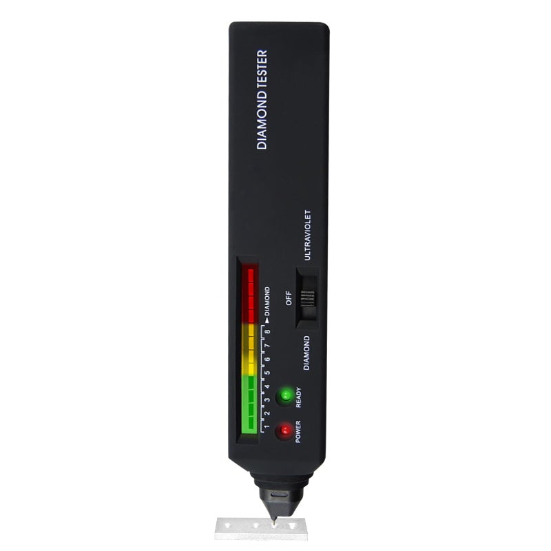 DANOPLUS Diamond Tester Professional Diamond Tester Pen with UV Light  Real Diamonds Tester High Accurate Diamond Tester Tools Gem Tester for Different Sizes of Diamond Stones - Image 1